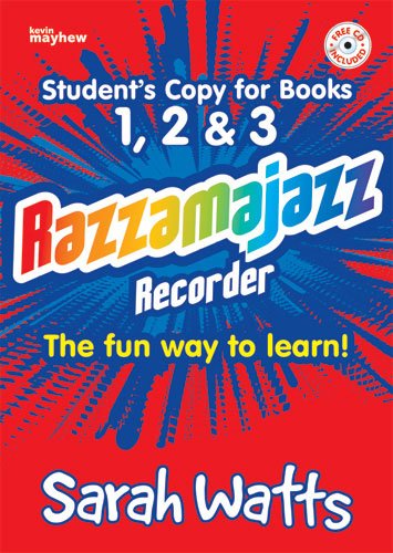 Razzamajazz Recorder Books 1,2,3,Used