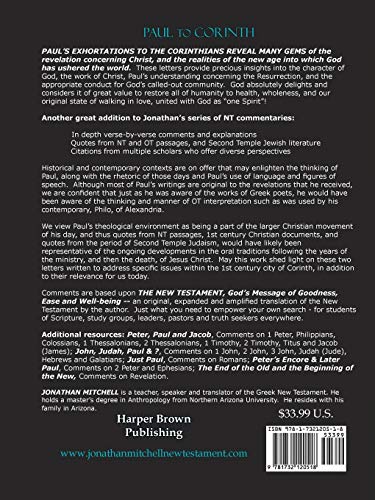 Paul to Corinth, Comments on First Corinthians and Second Corinthians,Used