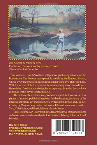 Centennial Special 1909 to 2009?Branden Books: The Marble Faun,Used