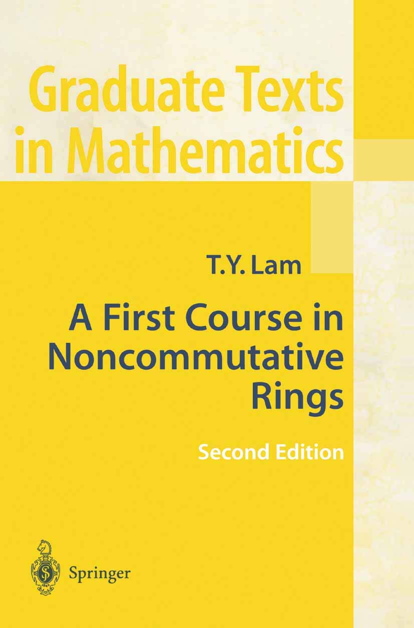 A First Course in Noncommutative Rings (Graduate Texts in Mathematics, 131),Used