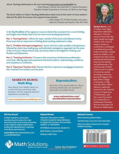 About Teaching Mathematics: A K8 Resource (4th Edition),Used