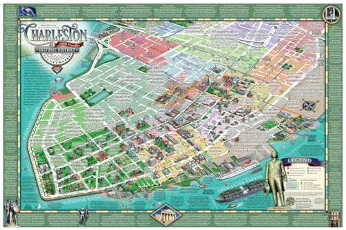 Charleston Historic District Illustrated Map