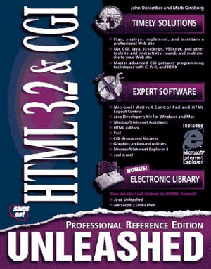 Html 3.2 and Cgi Unleashed: Professional Reference Edition,Used