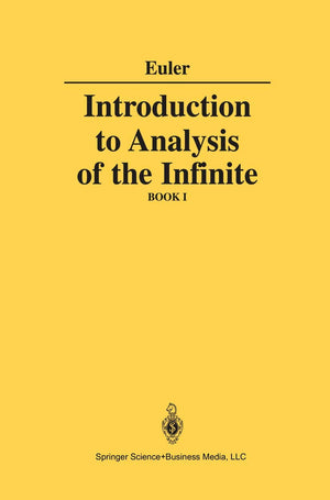 Introduction To Analysis Of The Infinite: Book I,Used