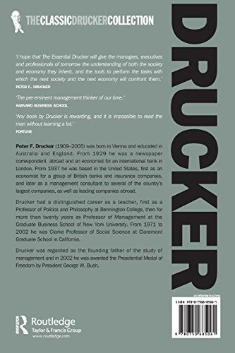 The Essential Drucker (Classic Drucker Collection),Used