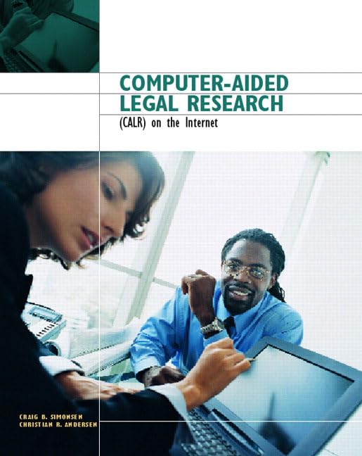 ComputerAided Legal Research on the Internet,Used