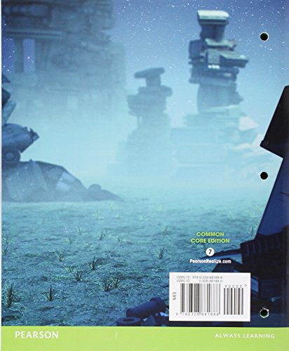 Envision Math 2.0 Common Core Student Edition Grade 7 Volume 1 Copyright2017-new