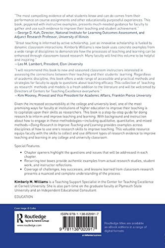 Doing Research to Improve Teaching and Learning: A Guide for College and University Faculty,Used