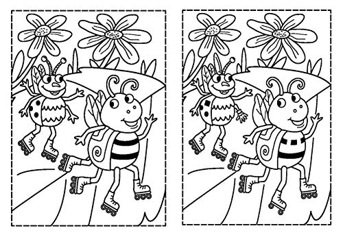 Spot the Differences Picture Puzzles (Dover Little Activity Books: Puzzles),Used
