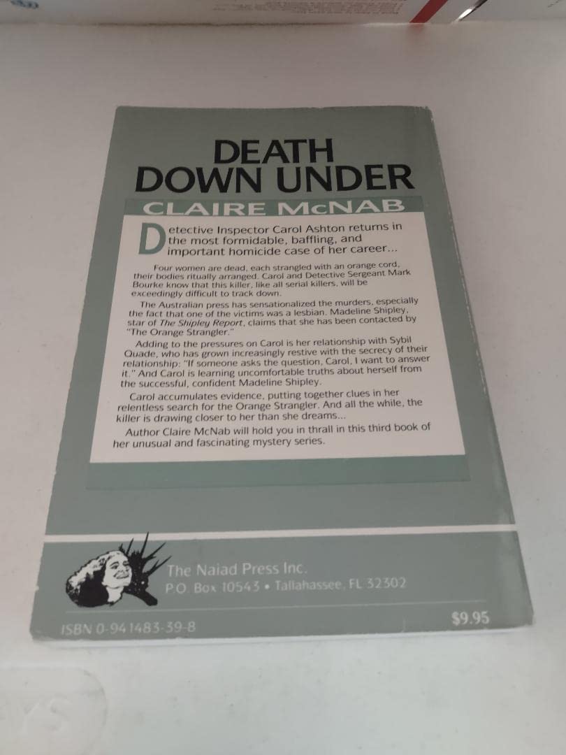 Death Down Under (A Detective Inspector Carol Ashton Mystery, No 3)
