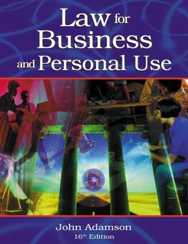 Law for Business and Personal Use,Used