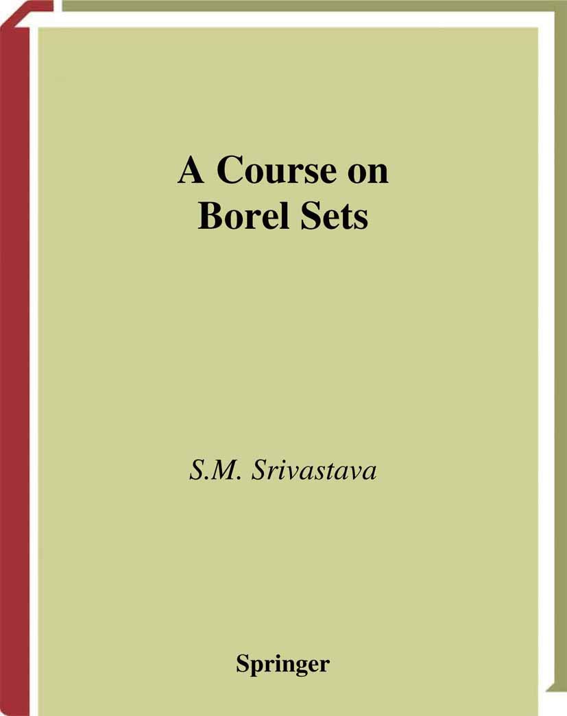 A Course on Borel Sets (Graduate Texts in Mathematics, Vol. 180) (Graduate Texts in Mathematics, 180),Used