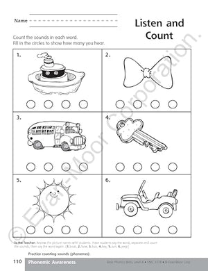 Evanmoor Basic Phonics Skills For Grades Prek And K, Level A, Teacher Reproducible Pages; Teaching Resource Workbook,Used