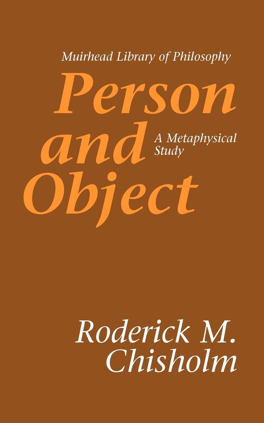 Person And Object: A Metaphysical Study (Muirhead Library Of Philosophy),Used