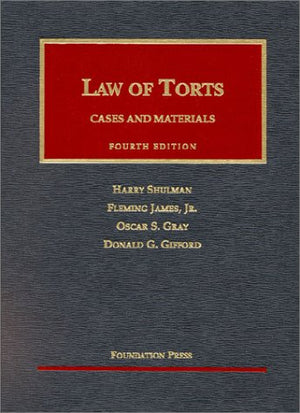 Cases and Materials on the Law of Torts (University Casebook Series),Used