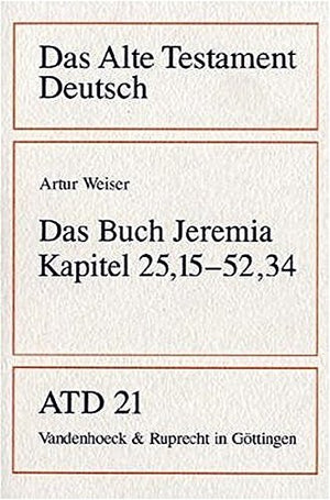 Das Buch Jeremia (Das Alte Testament Deutsch. Atd. Kartonierte Ausgabe) (German Edition),Used