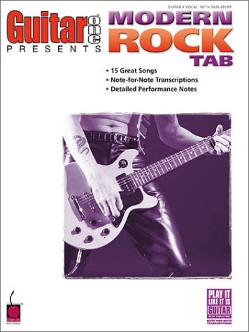 Guitar One Presents Modern Rock Tab,Used