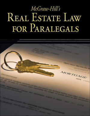 McGrawHill's Real Estate Law for Paralegals,Used