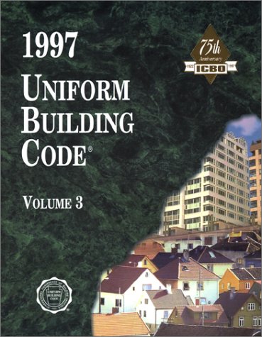 Uniform Building Code, Vol. 3, 1997,Used