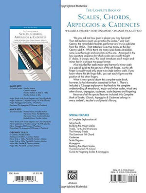 The Complete Book of Scales, Chords, Arpeggios & Cadences: Includes All the Major, Minor (Natural, Harmonic, Melodic) & Chromati,New