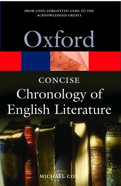 The Concise Oxford Chronology of English Literature (Oxford Quick Reference),Used