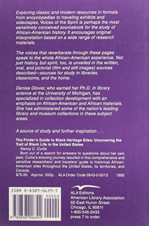Voices of the Spirit: Sources for Interpreting the AfricanAmerican Experience,Used