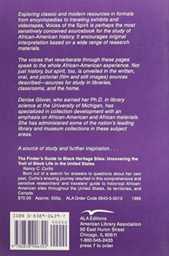 Voices of the Spirit: Sources for Interpreting the AfricanAmerican Experience,Used