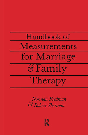 Handbook of Measurements for Marriage and Family Therapy,Used