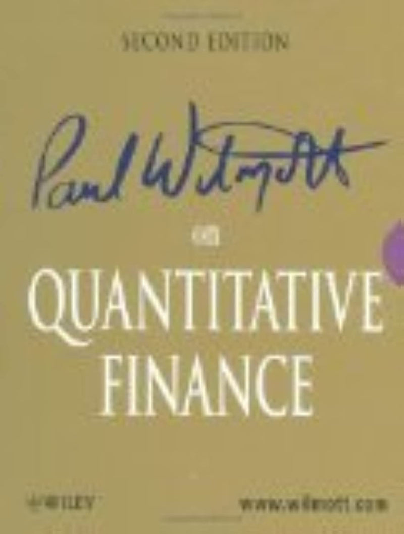 Paul Wilmott on Quantitative Finance 3 Volume Set (2nd Edition),Used