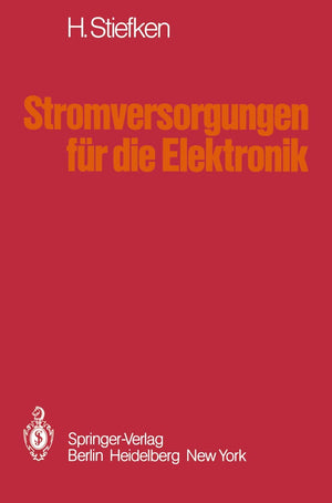 Stromversorgungen Fr Die Elektronik (German Edition),Used