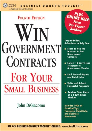 Win Government Contracts for Your Small Business (Business Owner's Toolkit series),Used