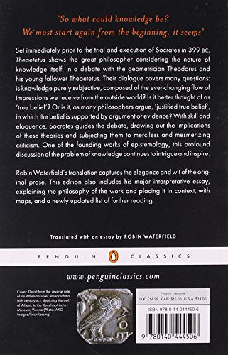 Theatetus (Penguin Classics),Used