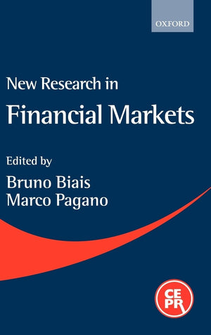 New Research In Financial Markets,New