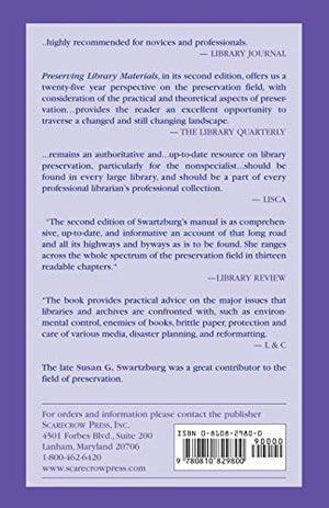 Preserving Library Materials,Used