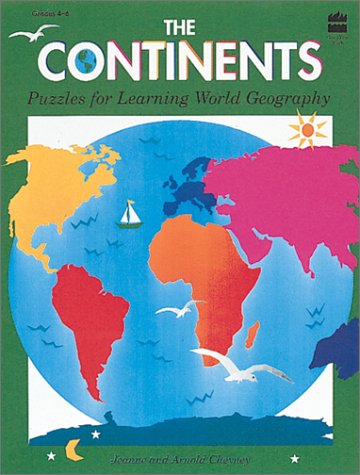 The Continents: 100 Puzzles And Word Games For Grades 46,New
