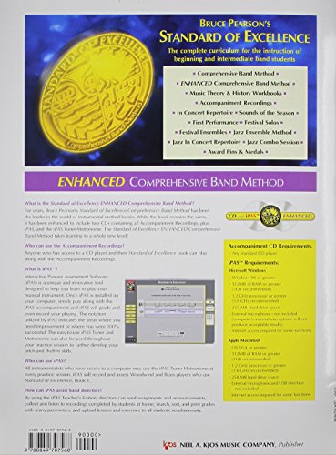 Pw21Xe  Standard Of Excellence Enhanced Book 1  Alto Saxophone (Comprehensive Band Method),Used