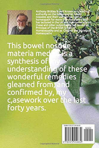 Bowel Nosode Materia Medica: Second Edition,Used