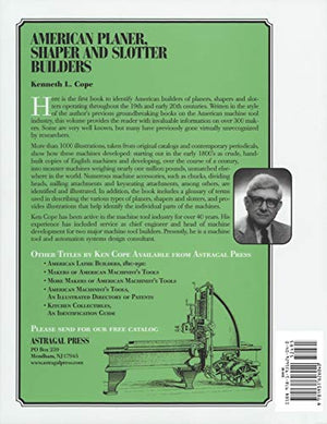 American Planer, Shaper and Slotter Builders,Used