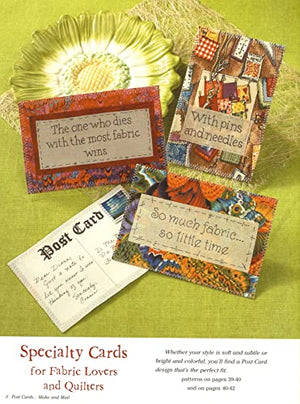 Post Cards: Make and Mail: Mailable Post Cards Made with Paper, Fabric and Floral! (Design Originals),Used