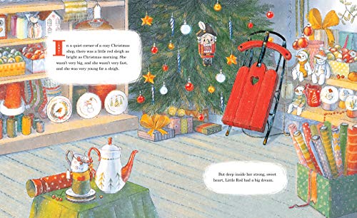 Little Red Sleigh: A Heartwarming Christmas Book For Children (Little Heroes, Big Hearts),Used