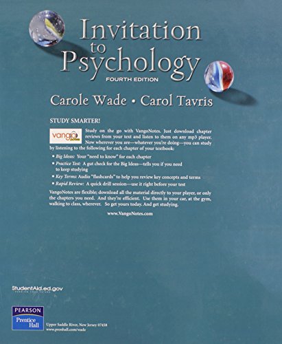 Invitation To Psychology,Used