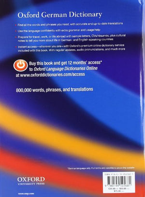 Oxford German Dictionary,Used