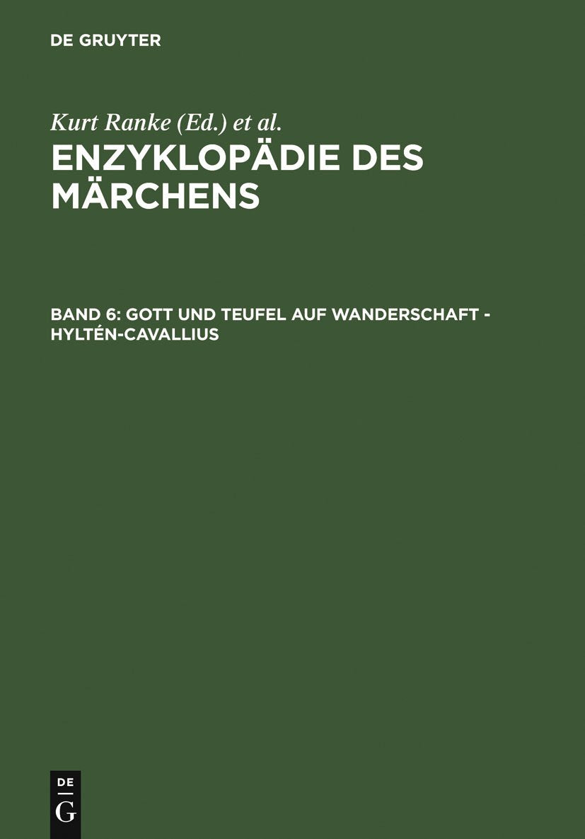 Gott Und Teufel Auf Wanderschaft  Hyltncavallius (German Edition),Used