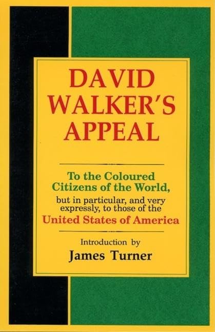 David Walker'S Appeal,New