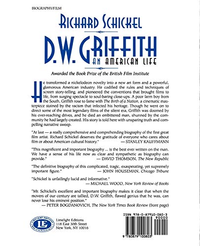 D.W. Griffith: An American Life (Limelight),Used