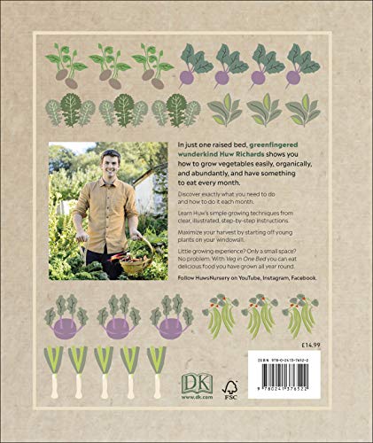 Veg in One Bed: How to Grow an Abundance of Food in One Raised Bed, Month by Month,Used