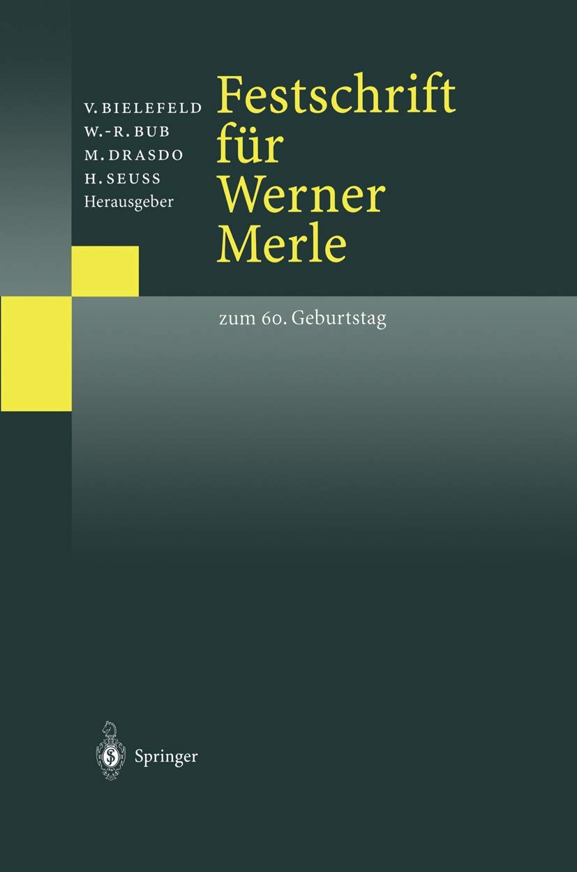 Festschrift fr Werner Merle: Zum 60. Geburtstag (German Edition),Used