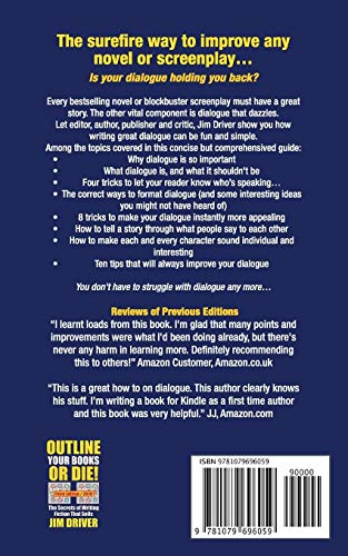 How To Write Dialogue That Sparkles: The Key To Writing Better Novels, Screenplay Writing: Dialogue Writing Made Simple,Used