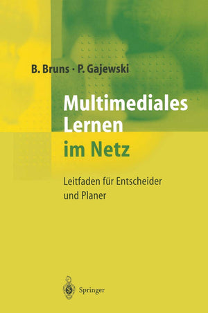 Multimediales Lernen Im Netz: Leitfaden Fur Entscheider Und Planer (English and German Edition),Used