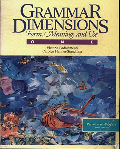 Grammar Dimensions: Form, Meaning, And Use,Used